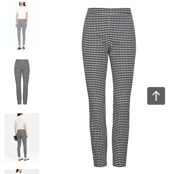 Banana Republic Devon pants in black and white gingham - Picture 2 of 4